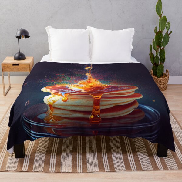 Aperçu de l'œuvre Sparkling Pancake Delight Digital Painting créée et vendue par CodeAndColors.
