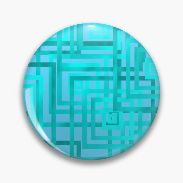 Artikelvorschau, Teal Fade Box Stacks on Sky Blue Half-Drop Repeat 5748 entworfen und verkauft von Art in My Loft.