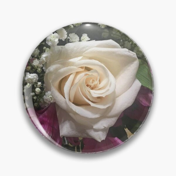 Item preview, Romantic White Rose with lace by Iritof designed and sold by iritof.
