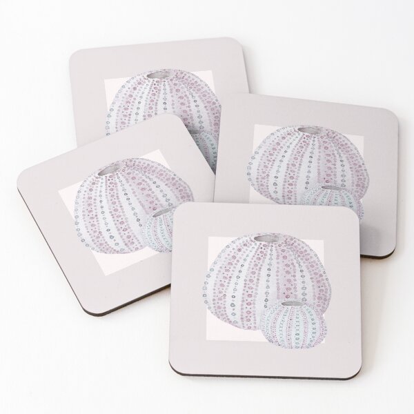 Item preview, Urchins in pearl blush designed and sold by LisaLeQuelenec.