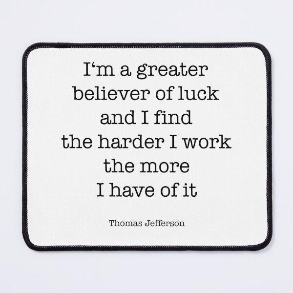 Item preview, Thomas Jefferson Quote designed and sold by CamoQuotes.