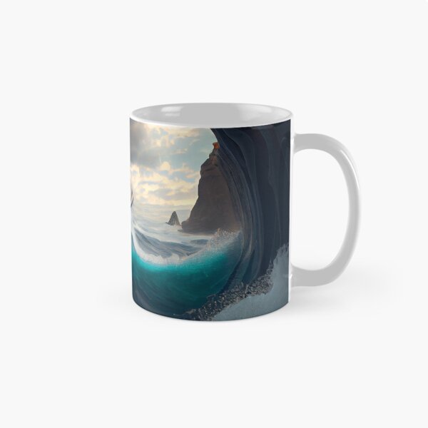 Item preview, The Pebbles Odyssey A Churning Sea Digital Painting designed and sold by CodeAndColors.