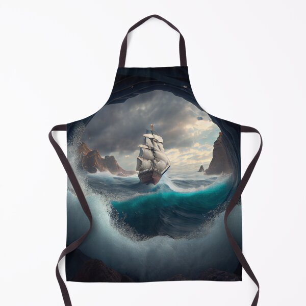 Artikelvorschau, The Pebbles Odyssey A Churning Sea Digital Painting entworfen und verkauft von CodeAndColors.