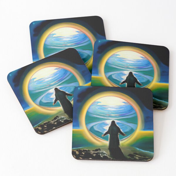Item preview, Jesus looking at earth designed and sold by ThroughHisGrace.
