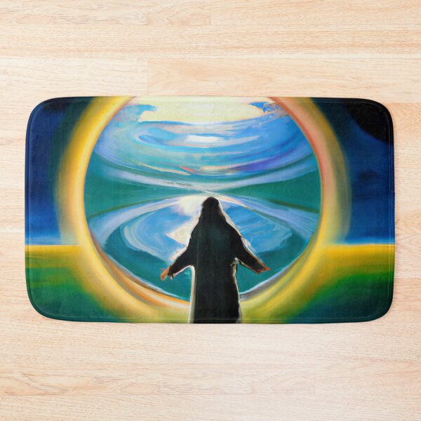 Item preview, Jesus looking at earth designed and sold by ThroughHisGrace.