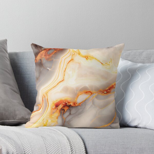 Item preview, Milky gold orange fire marble texture designed and sold by AppleElf.