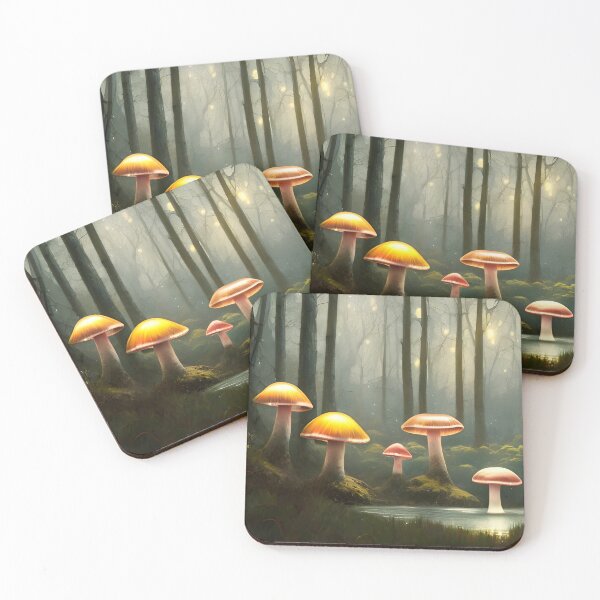 Item preview, Mushroom dreamscape designed and sold by Nicolette Vermeulen.