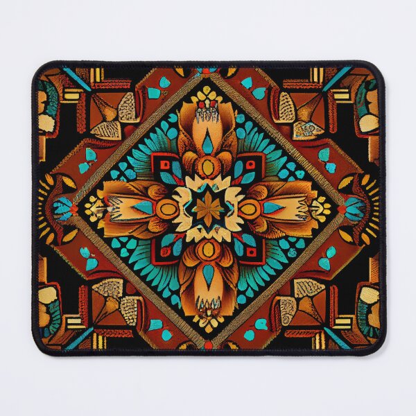 Artikelvorschau, Formal Vivid Western Pattern Digital Painting entworfen und verkauft von CodeAndColors.