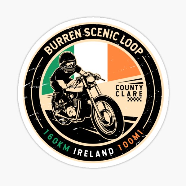 Item preview, Burren Scenic Loop | Ireland | Motorcycle designed and sold by KrisSidDesigns.