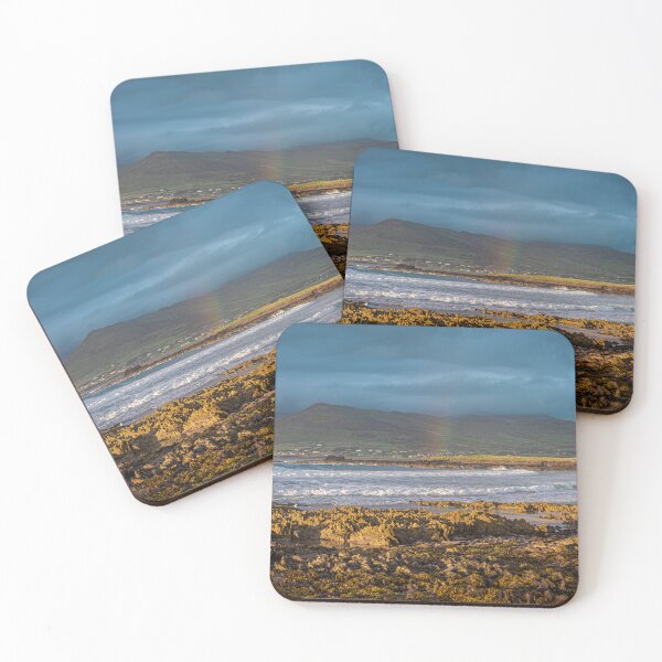 Item preview, Atlantic Ocean, mountains, beaches and beautiful cloudy skies with rainbows, this is the Dingle Peninsula on Ireland’s Wild Atlantic Way, southwest Atlantic coast designed and sold by AlbertMi.
