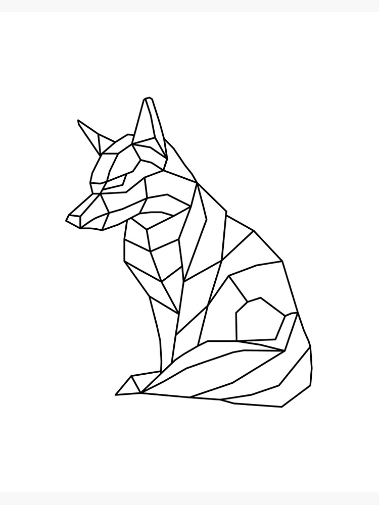 Happy fox cartoon outline illustration. Coloring book for children, vector  drawing. 14487583 Vector Art at Vecteezy