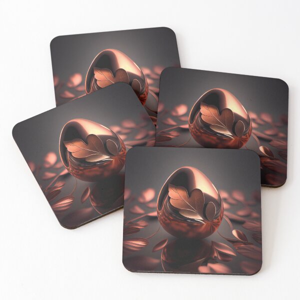 Item preview, Copper in a Tranquil Nutshell Digital Painting designed and sold by CodeAndColors.