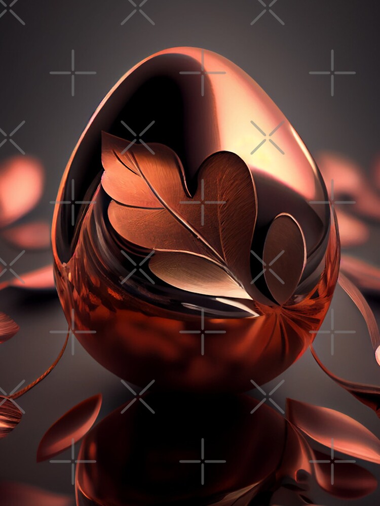 Imagen 4 de 4, Funda de iPhone con la obra Copper in a Tranquil Nutshell Digital Painting, diseñada y vendida por CodeAndColors.