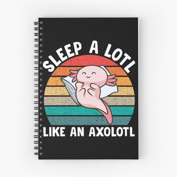 Item preview, Sleep A Lotl Like An Axolotl designed and sold by finchestee.
