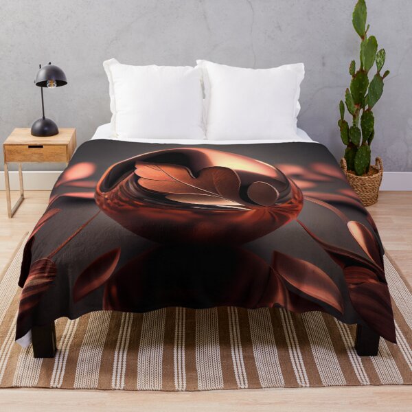 Item preview, Copper in a Tranquil Nutshell Digital Painting designed and sold by CodeAndColors.