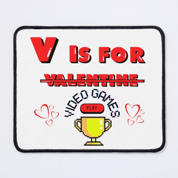 Item preview, V Is For Video Games designed and sold by Crushed Heart.