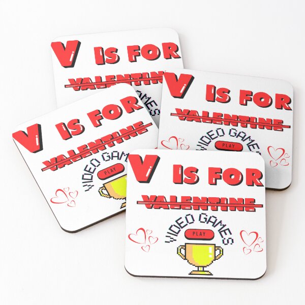 Item preview, V Is For Video Games designed and sold by Crushed Heart.