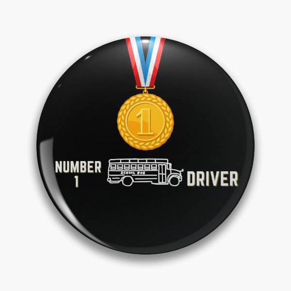 Item preview, Number 1 School Bus Driver medal  designed and sold by Imemewell.