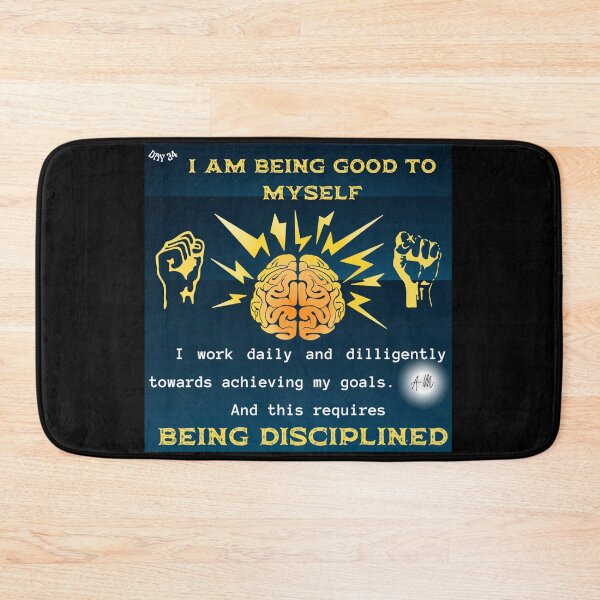 Item preview, Day 24 of the year: I am being good to myself by being disciplined designed and sold by BuddyBoots.