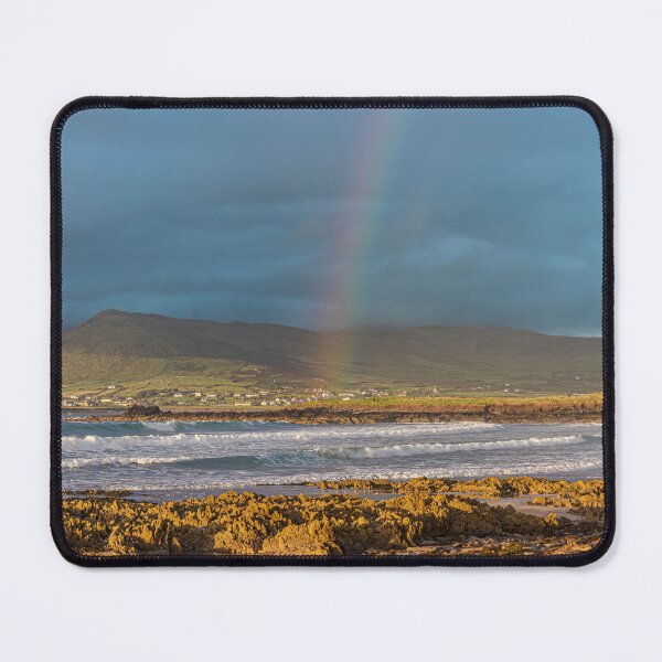 Item preview, Atlantic Ocean, mountains, beaches and beautiful cloudy skies with rainbows, this is the Dingle Peninsula on Ireland’s Wild Atlantic Way, southwest Atlantic coast designed and sold by AlbertMi.