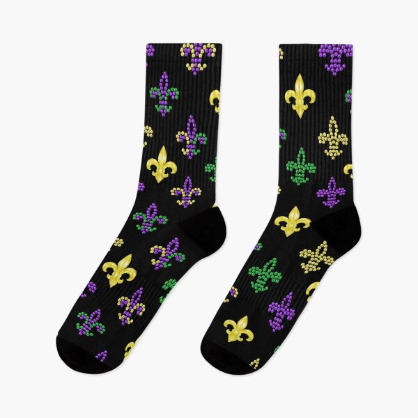 Item preview, Fleur de lis Beads - Black designed and sold by HB Loves Crafts.