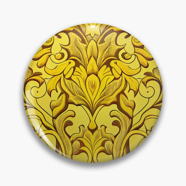 Artikelvorschau, Detailed Yellow Relaxed Drawn European Pattern Digital Painting entworfen und verkauft von CodeAndColors.