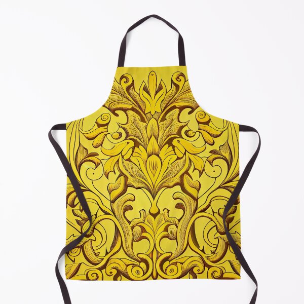 Artikelvorschau, Detailed Yellow Relaxed Drawn European Pattern Digital Painting entworfen und verkauft von CodeAndColors.