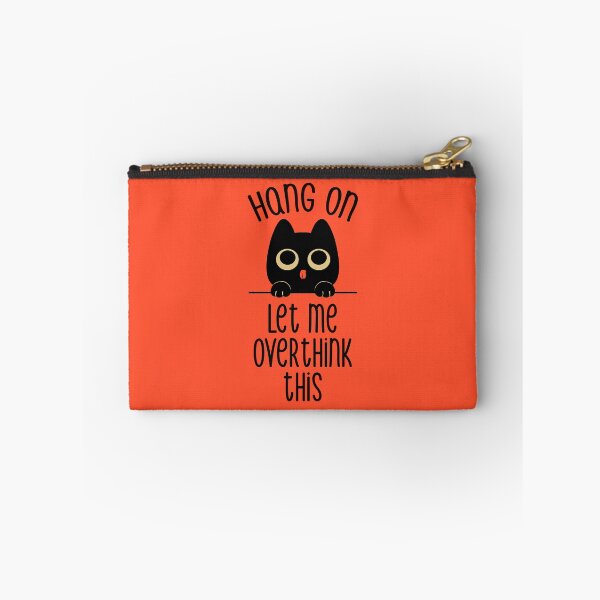 Item preview, Hang On Let Me Overthink This Black Cat by Tobe Fonseca designed and sold by Tobe Fonseca®.