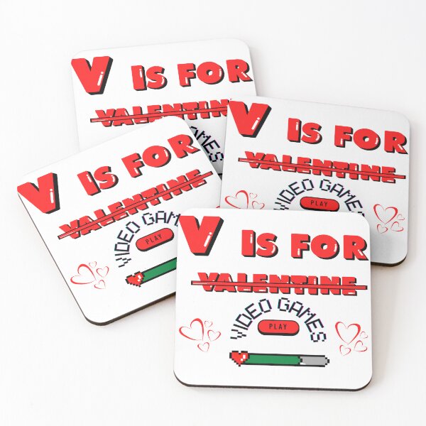 Item preview, V Is For Video Games designed and sold by Crushed Heart.