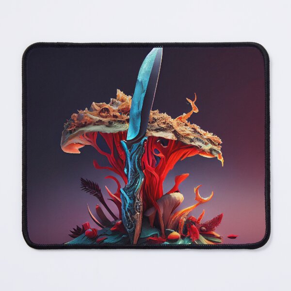 Item preview, The Artist and the Knifefungus Digital Painting designed and sold by CodeAndColors.