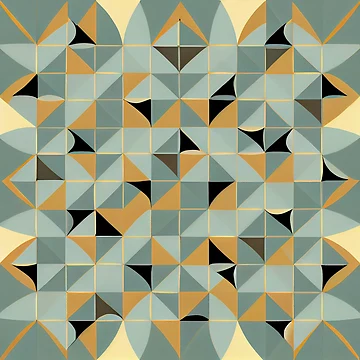 Vorschaubild zum Design Muted Light Complex Minimalist Pattern Digital Painting von CodeAndColors