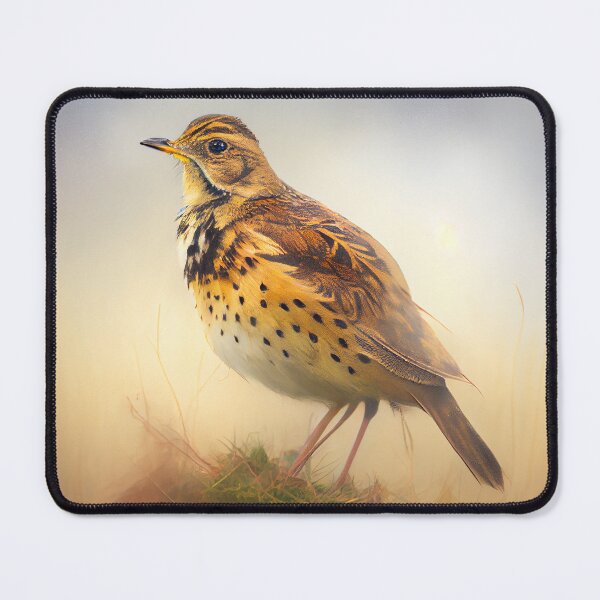 Item preview, Boisterous Skylark in Foggy Skies Digital Painting designed and sold by CodeAndColors.