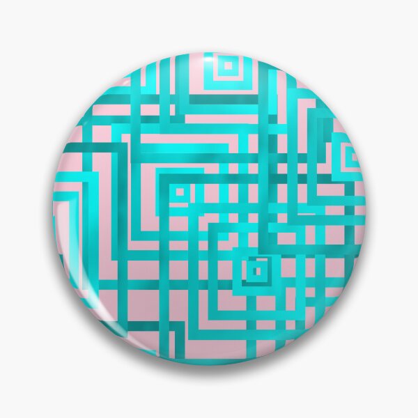 Artikelvorschau, Teal Fade Box Stacks on Light Pink Half-Drop Repeat 5748 entworfen und verkauft von Art in My Loft.