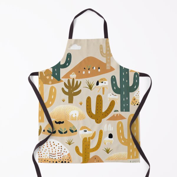 Aperçu de l'œuvre Cute Desert Modern Pattern Digital Painting créée et vendue par CodeAndColors.