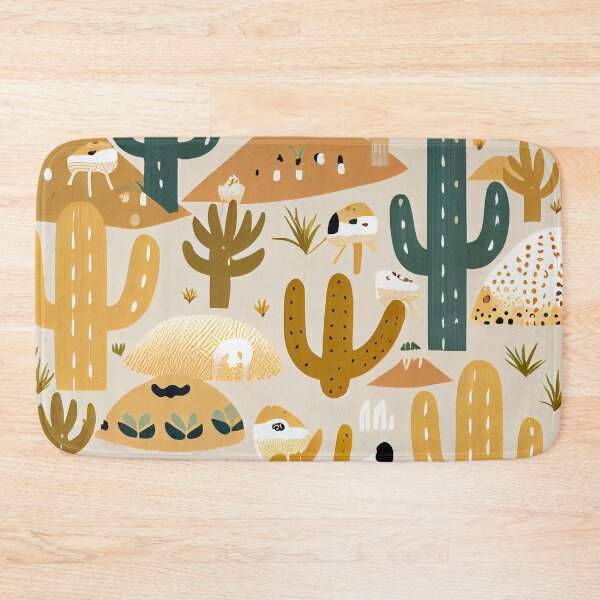 Artikelvorschau, Cute Desert Modern Pattern Digital Painting entworfen und verkauft von CodeAndColors.