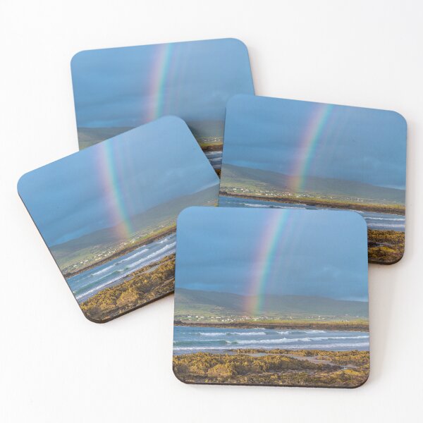 Item preview, Atlantic Ocean, mountains, beaches and beautiful cloudy skies with rainbows, this is the Dingle Peninsula on Ireland’s Wild Atlantic Way, southwest Atlantic coast designed and sold by AlbertMi.