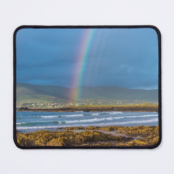 Item preview, Atlantic Ocean, mountains, beaches and beautiful cloudy skies with rainbows, this is the Dingle Peninsula on Ireland’s Wild Atlantic Way, southwest Atlantic coast designed and sold by AlbertMi.