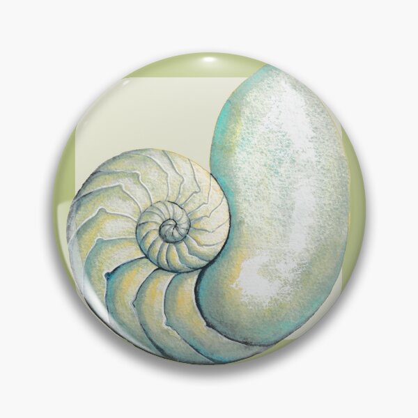 Item preview, Nautilus sea shell in pear designed and sold by LisaLeQuelenec.