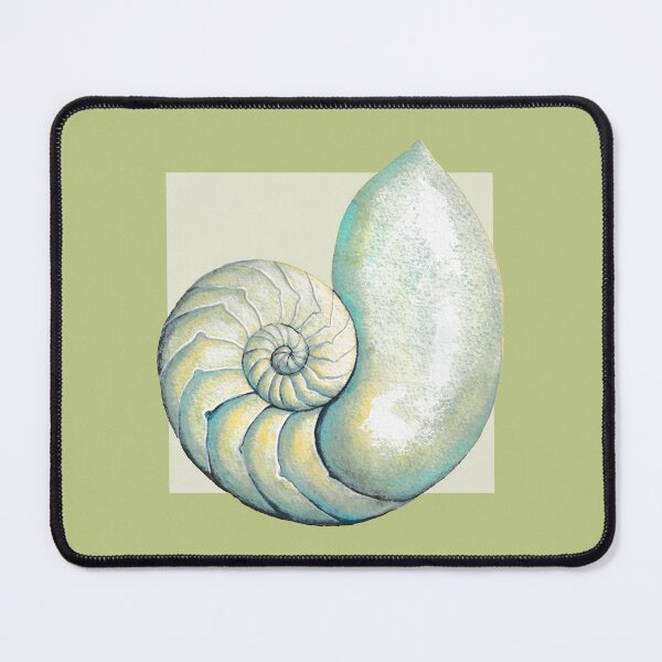Item preview, Nautilus sea shell in pear designed and sold by LisaLeQuelenec.