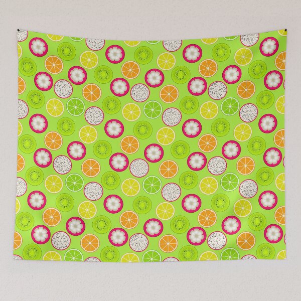 Item preview, Tropical Fruit, Mangosteen, Citrus, Kiwi and Dragonfruit designed and sold by Marymarice.