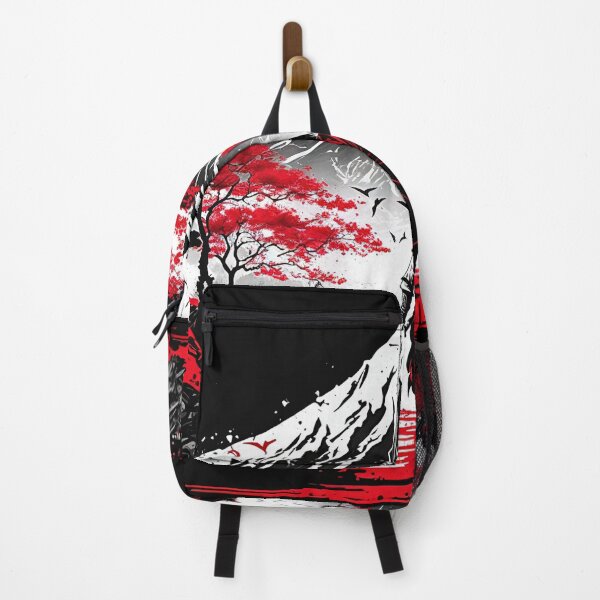 Item preview, Samurai walking in the mountains of Japan designed and sold by AreteSticker.