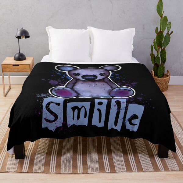 Item preview, Cute Sad Kawaii Goth Grunge Bear - Smile designed and sold by Art-Speaks.