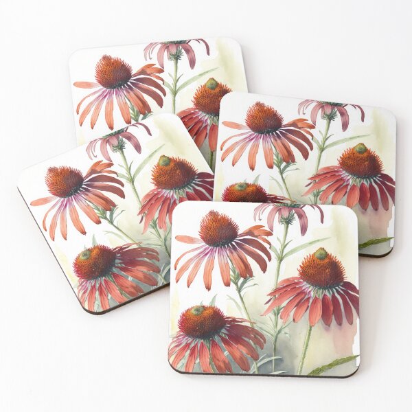 Item preview, Red Coneflowers  designed and sold by Vanover Designs.