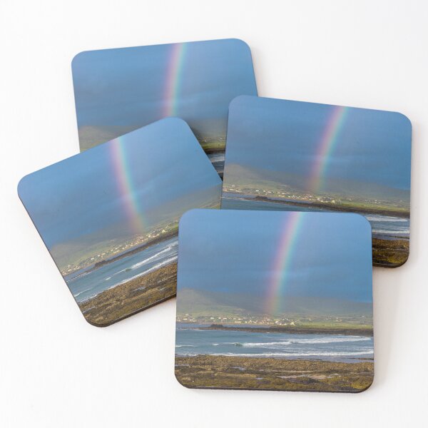 Item preview, Atlantic Ocean, mountains, beaches and beautiful cloudy skies with rainbows, this is the Dingle Peninsula on Ireland’s Wild Atlantic Way, southwest Atlantic coast designed and sold by AlbertMi.