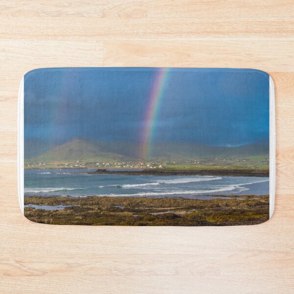 Item preview, Atlantic Ocean, mountains, beaches and beautiful cloudy skies with rainbows, this is the Dingle Peninsula on Ireland’s Wild Atlantic Way, southwest Atlantic coast designed and sold by AlbertMi.