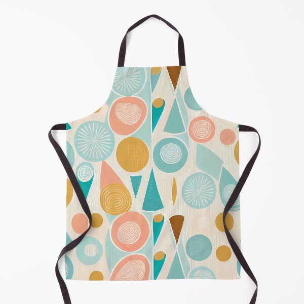 Aperçu de l'œuvre Pastel Drawn Designer Midcentury Modern Pattern Digital Painting créée et vendue par CodeAndColors.