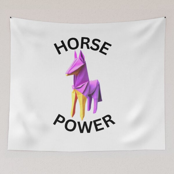 Item preview, One Pink Horse Power for the Day designed and sold by HanaiPrint.