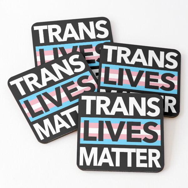 Item preview, Trans Lives Matter 1.0 (trans flag edition) designed and sold by Thelittlelord.