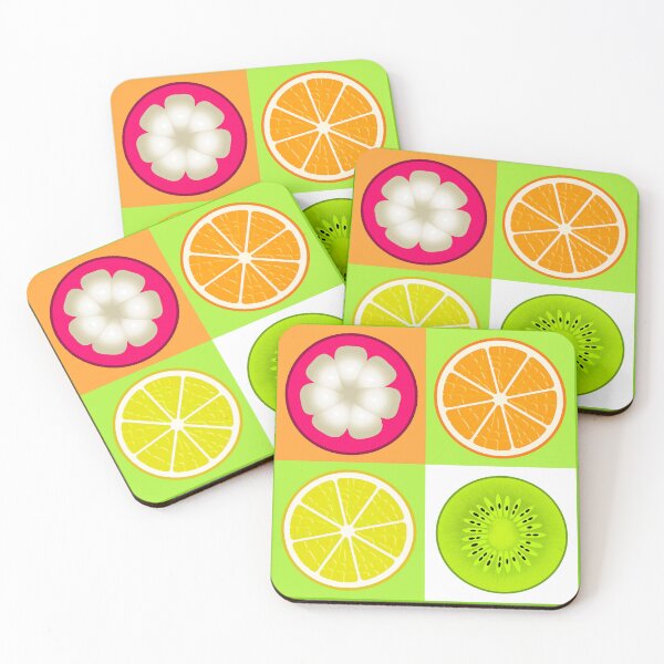 Item preview, Tropical Fruit, Mangosteen, Citrus, Kiwi and Dragonfruit designed and sold by Marymarice.