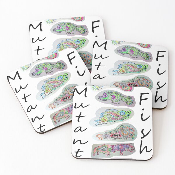 Item preview, Mutant Fish Collage designed and sold by Discordant Dreams Art.
